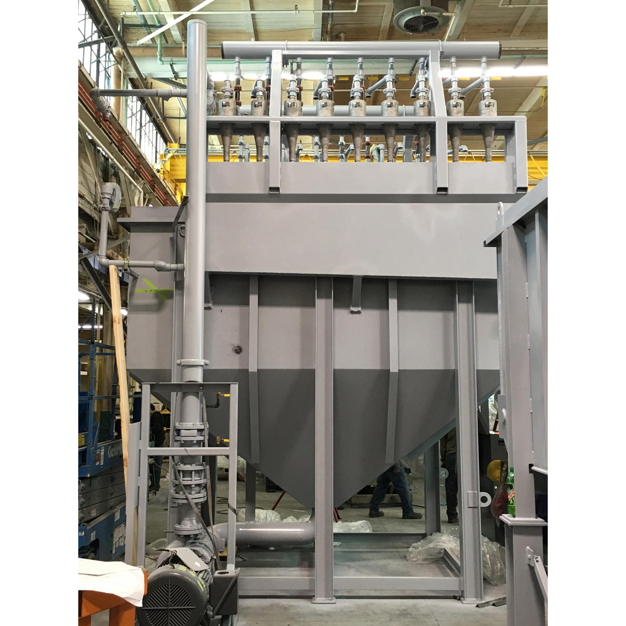 Nikuni VDF (Vortex Dynamic Filter) 3 Nikuni VDF vortex another view dynamic filter unit in situ at a plant. Available in New Zealand from Pump & Valve Specialties Ltd