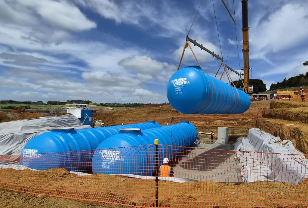 Packaged Fibreglass Pumpstation Watercare Pukekohe